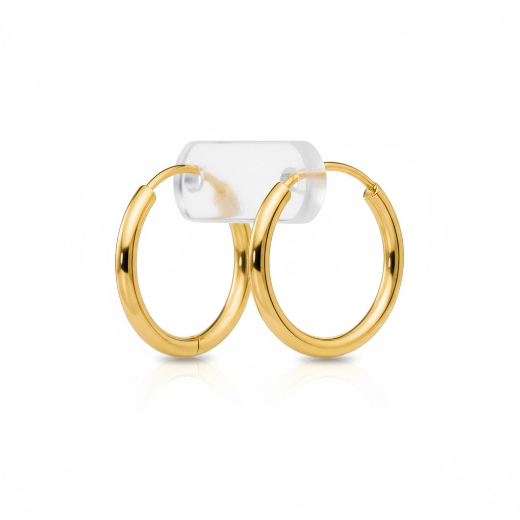 9ct Gold Sleeper Earrings