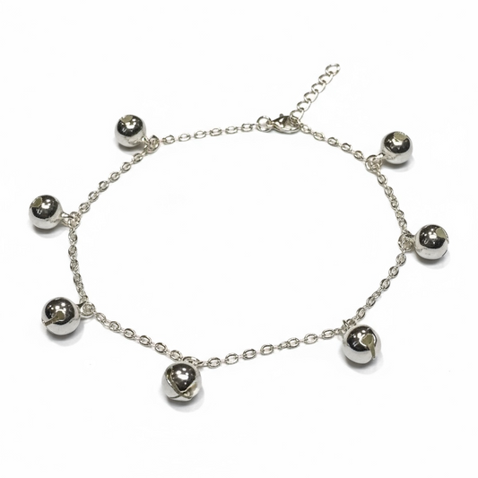 Sterling Silver Ball Anklet