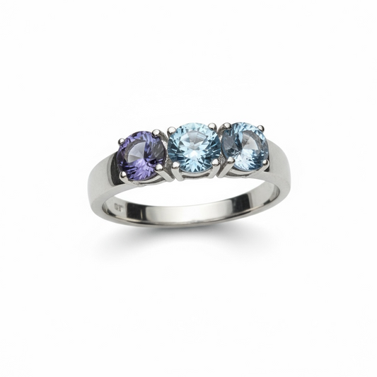 Sterling Silver Tanzanite Ring