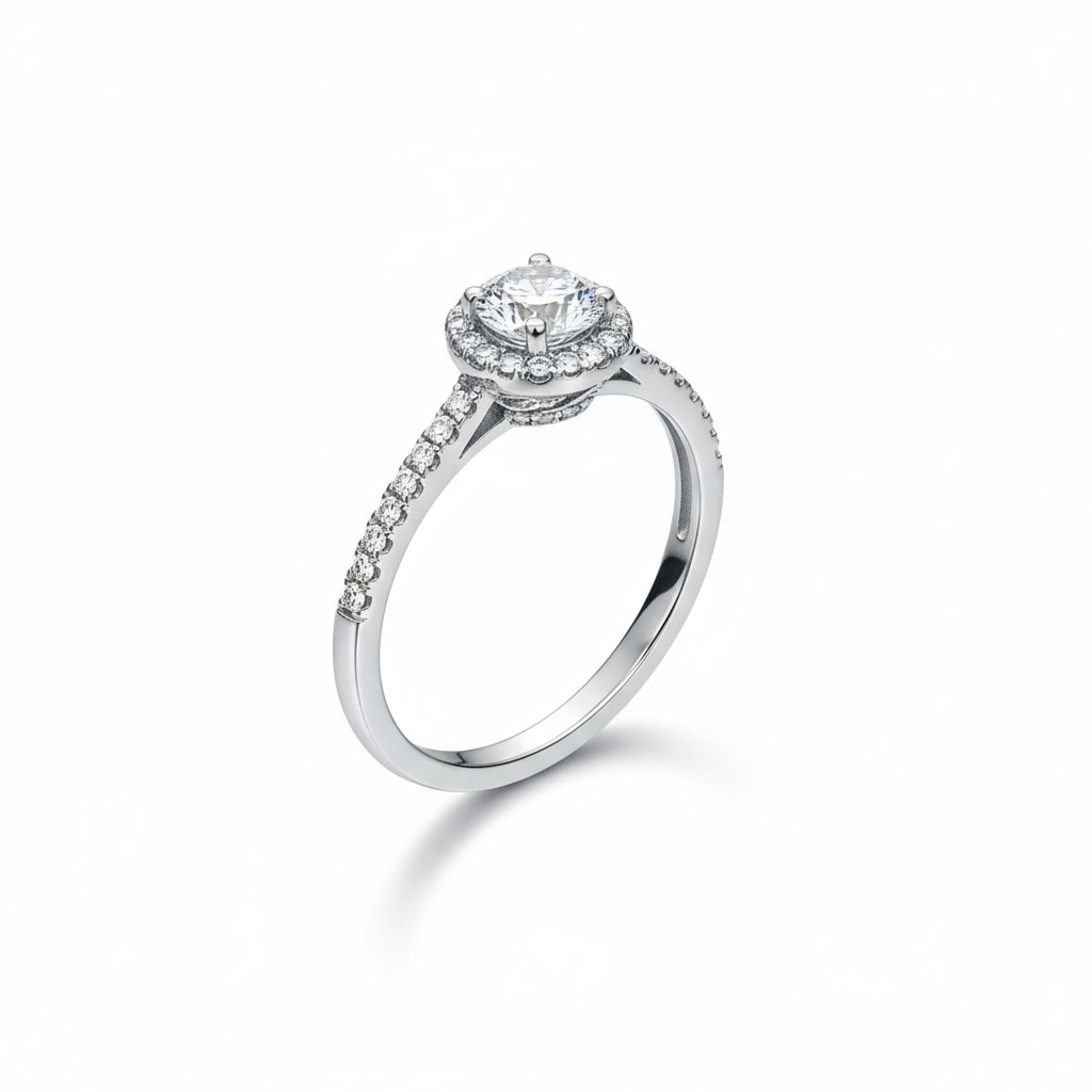 Sterling Silver Fancy CZ Ring