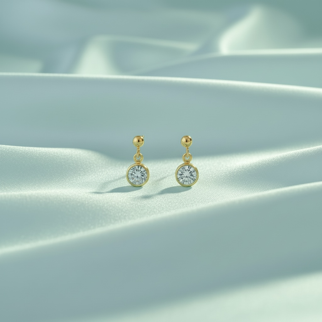 Aurum Cz Drop Earring