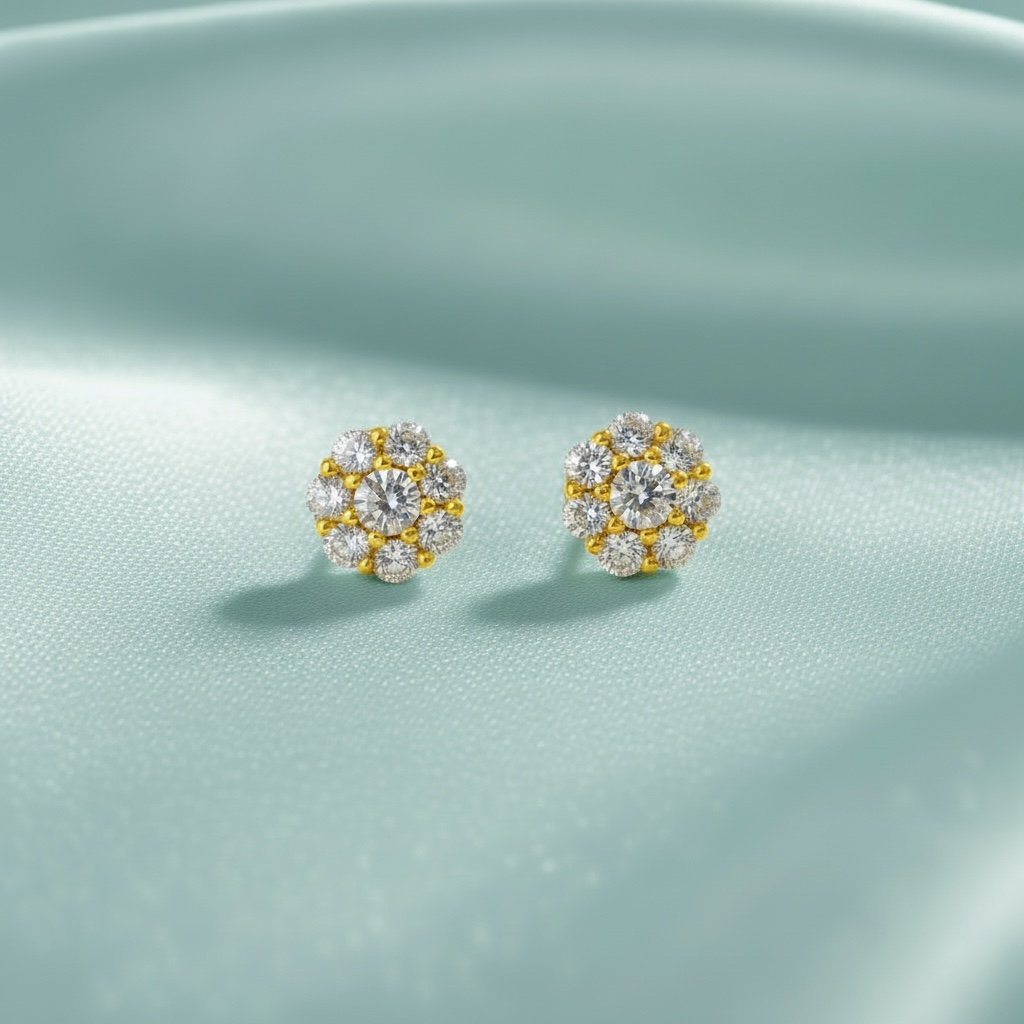 Aurum Cluster Studs
