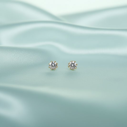 Aurum 4mm Cz stud
