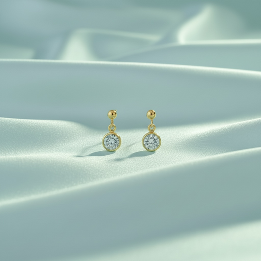 Aurum Cz Drop Earring