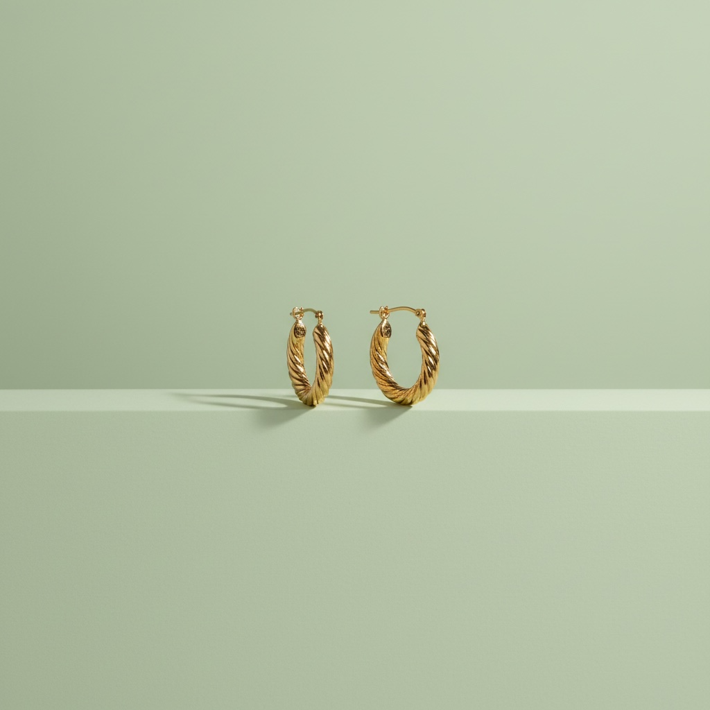 Aurum Braided Hoops